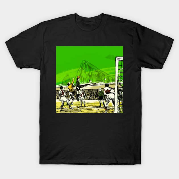 Football on the Rock T-Shirt by stephenignacio